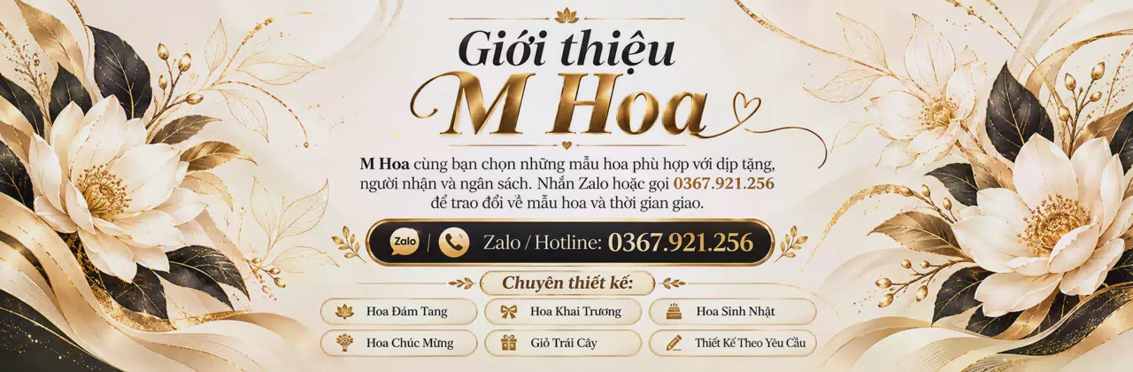 Ảnh bìa Shop hoa tươi Phường Tây Tựu Hà Nội - Từ lời nhắn đến món hoa vừa ý